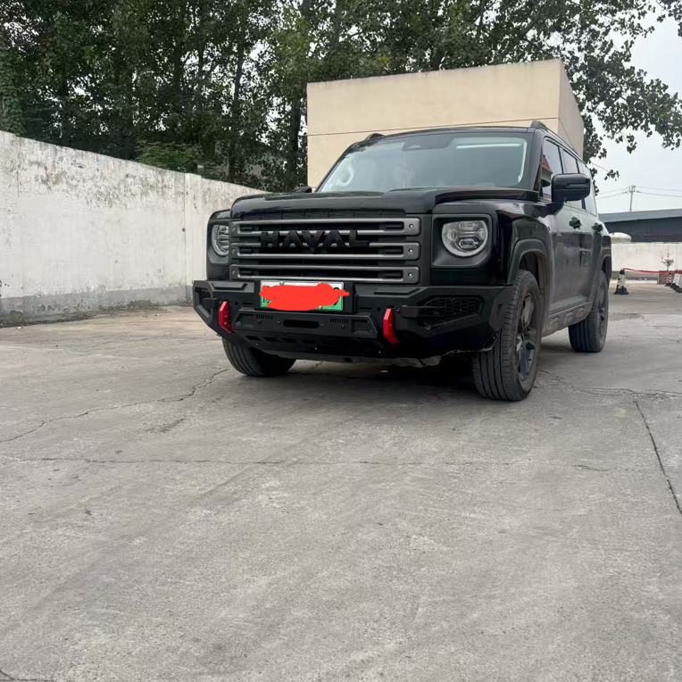 哈弗猛龙竞技前杠，锰钢材质，预留绞盘位置，大件物流费用到付