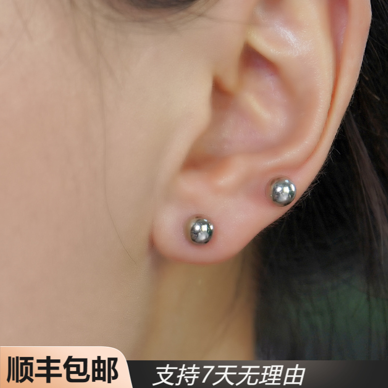 D8手工气质时尚百搭复古小众个性轻奢简约ins韩版耳钉