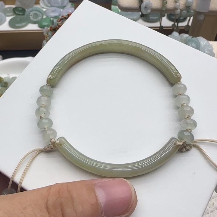未镶嵌手链翡翠57-58