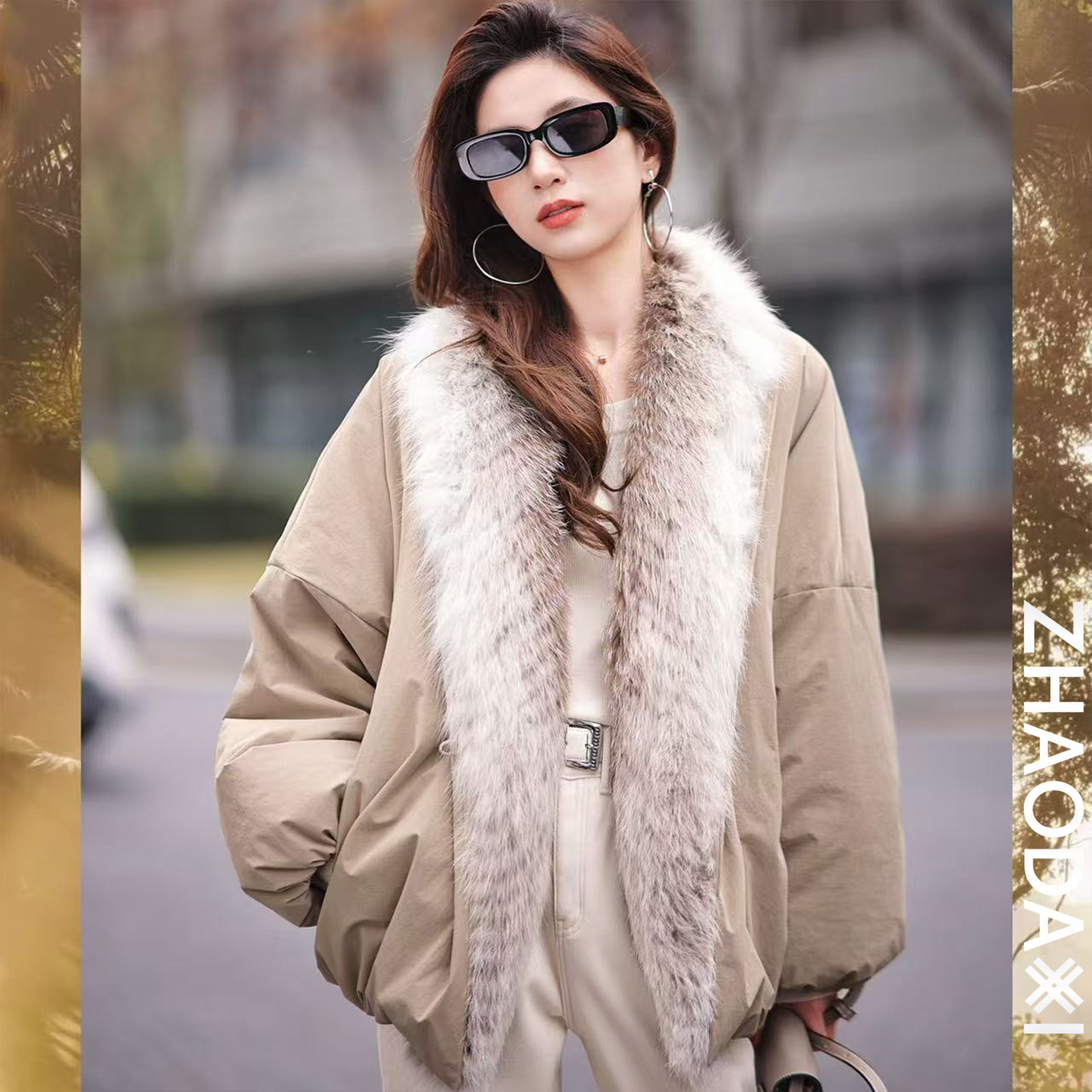 【赵大喜】戛纳皮草鹅绒派克 | 90白鹅