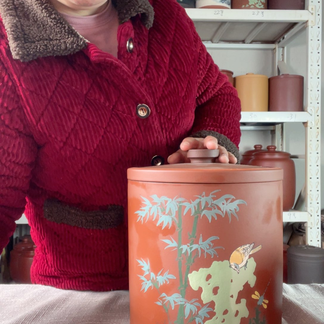 紫砂茶叶罐今天晚上