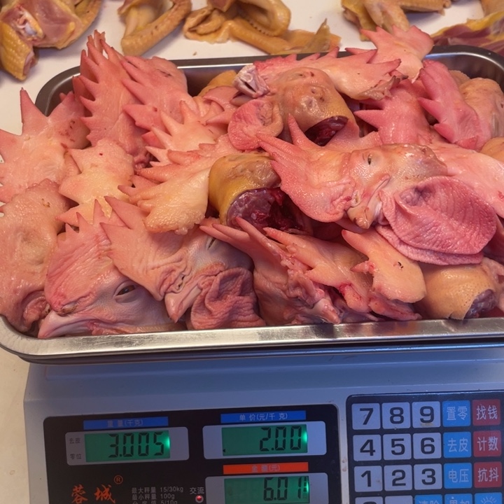 低温冷冻60天中国大陆食用农产品鸡头