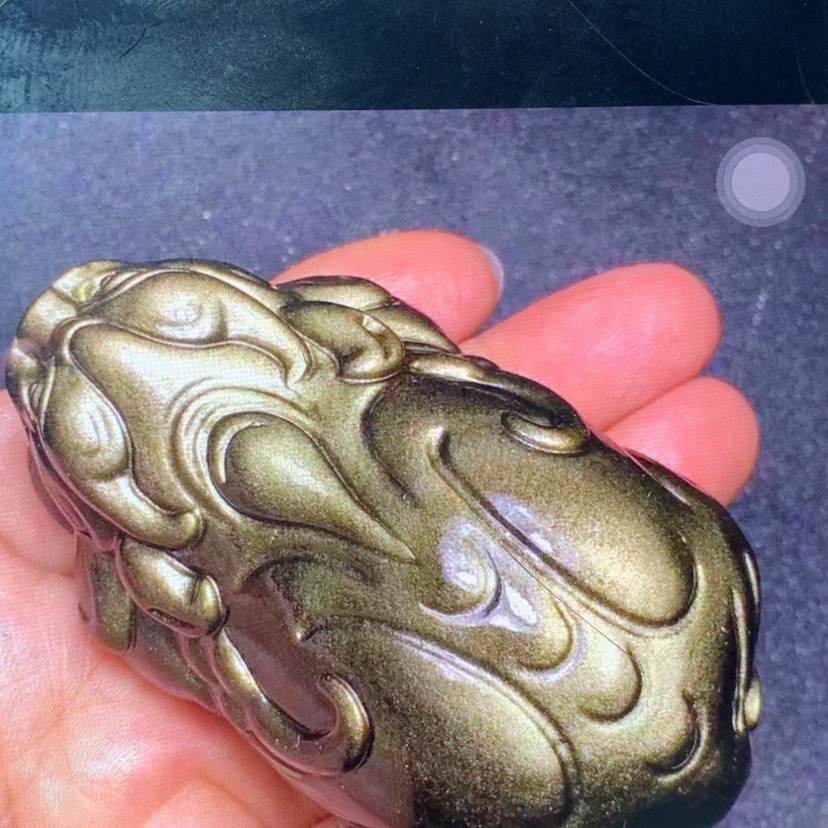 【闪购商品】黑曜岩珠宝奇石未镶嵌M***o