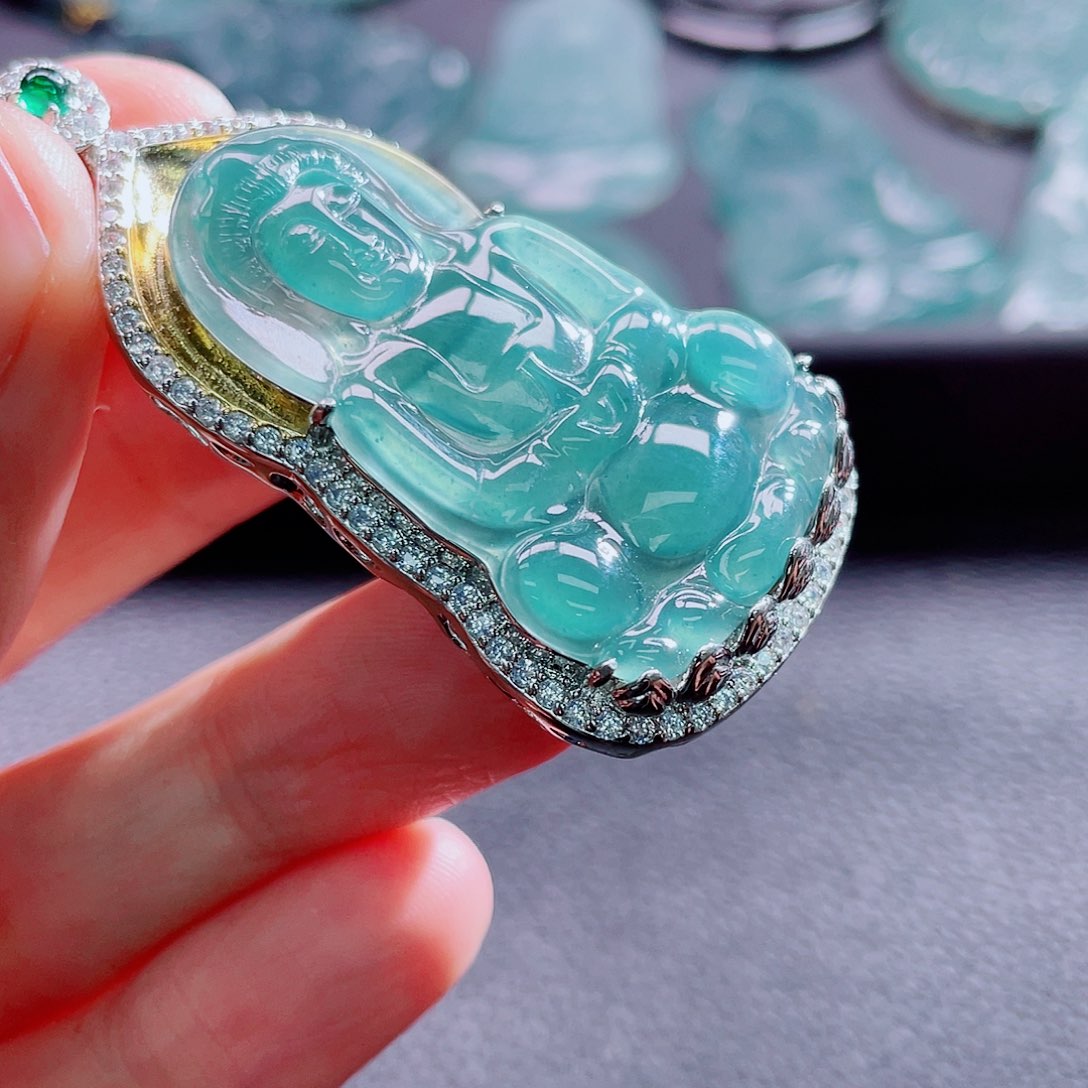 翡翠颈饰未镶嵌858585858