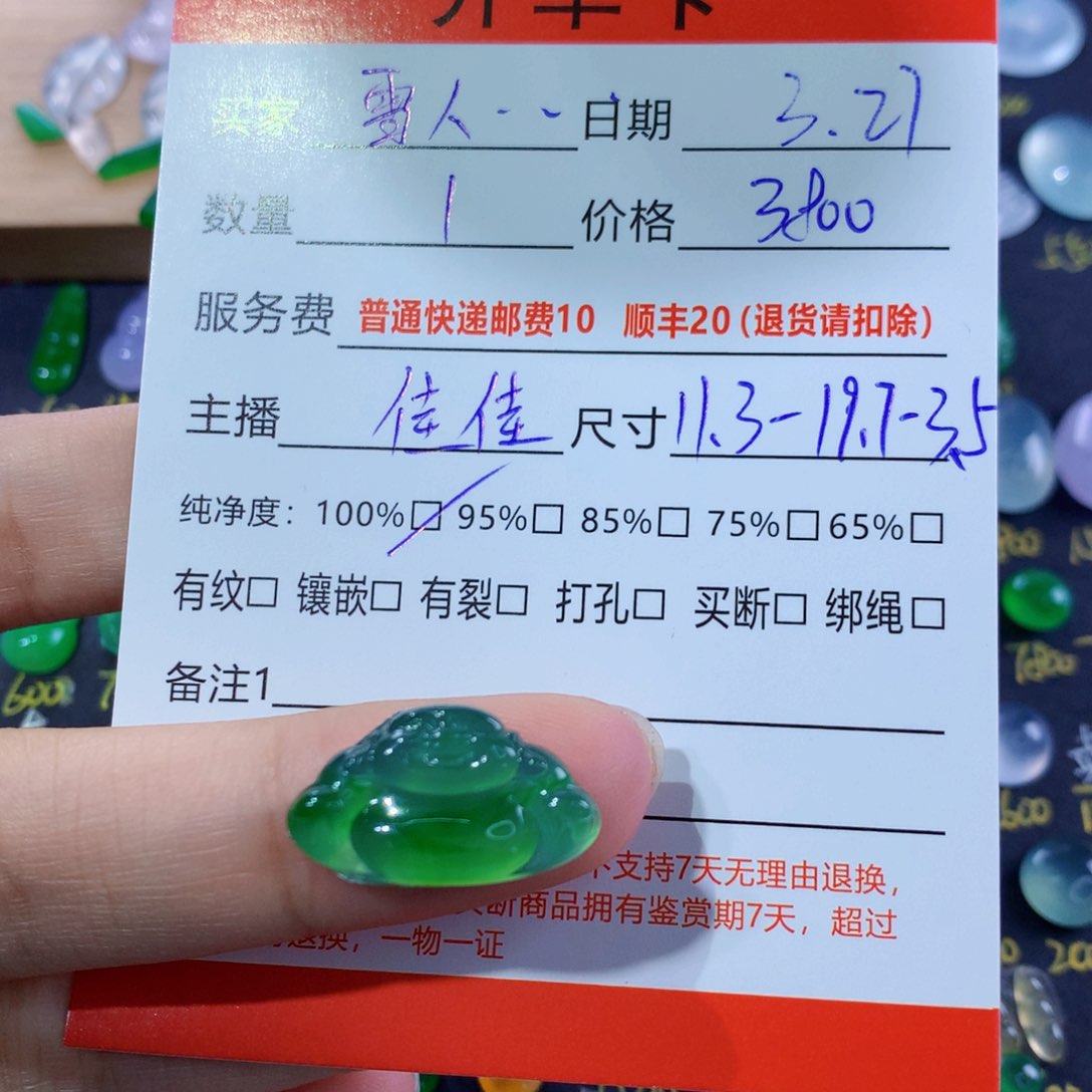 翡翠未镶嵌颈饰*️纯天然缅甸翡翠A货