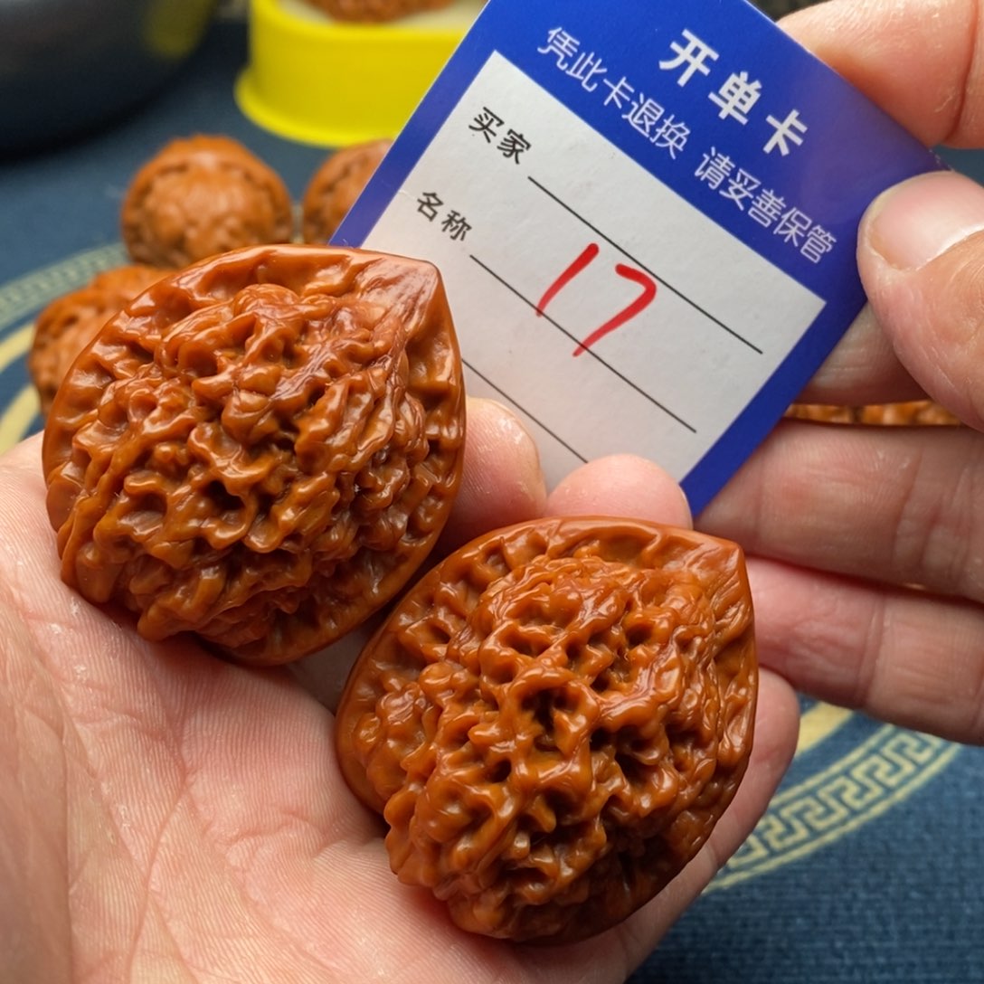 文玩核桃把件官帽40