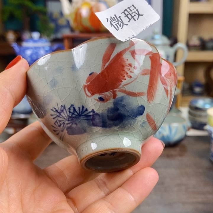 瓷片手工制作工艺精湛等特点