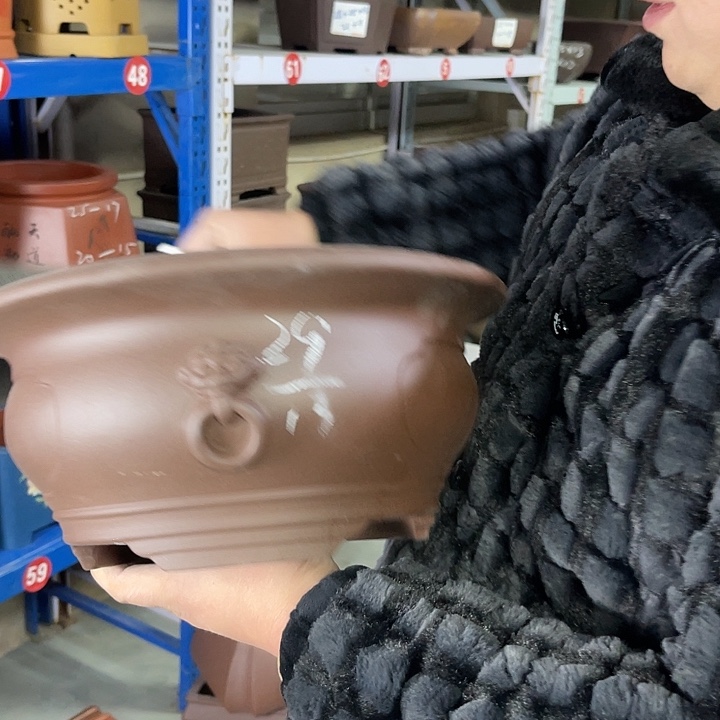 紫砂花盆紫砂等传统