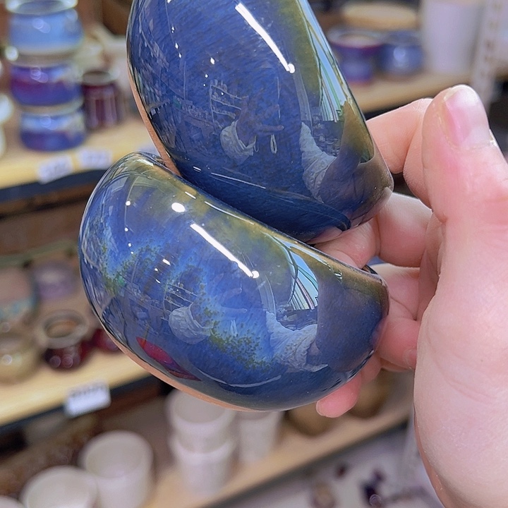 红陶陶瓷花盆当场满12包邮