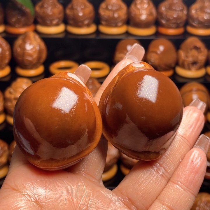 橄榄核把件桃***场橄榄雕刻