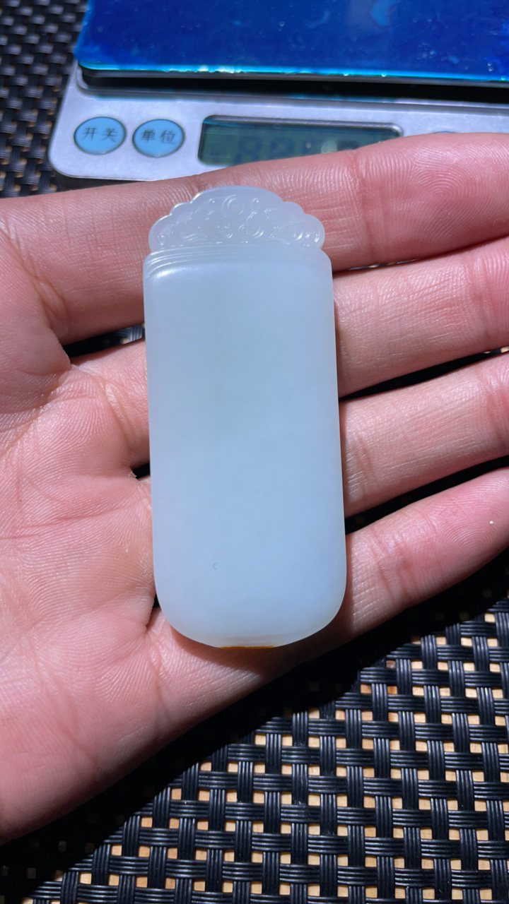 和田玉平安无事牌精品挂坠代表平安无事事事顺心男士女士吊坠