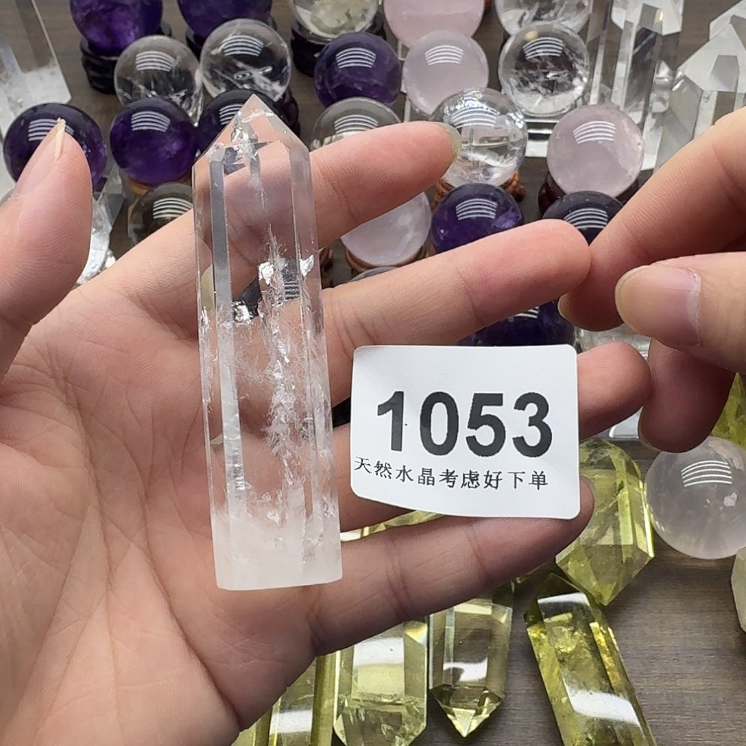 水晶未镶嵌珠宝半成品