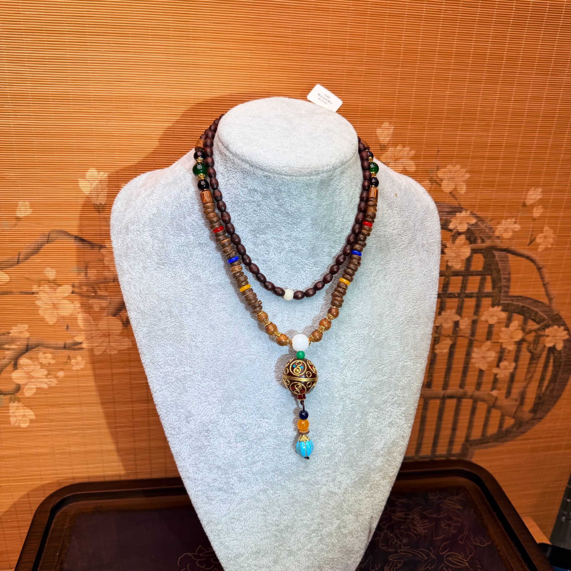 DA-1218-花梨木项链（无礼盒）