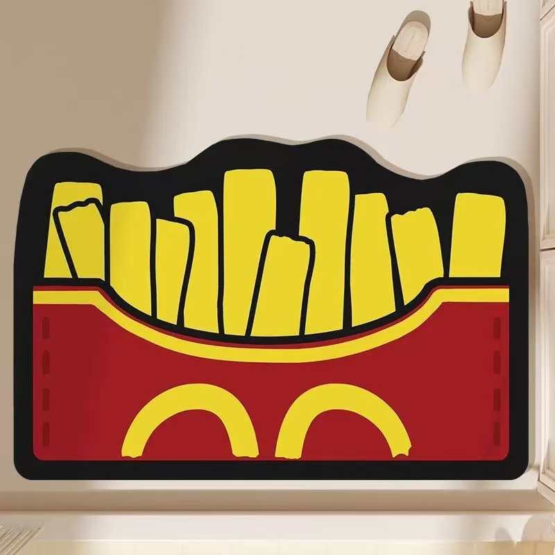 【薯条汉堡】硅藻泥地垫卫生间门口居家好物地垫浴室家用速干入户门