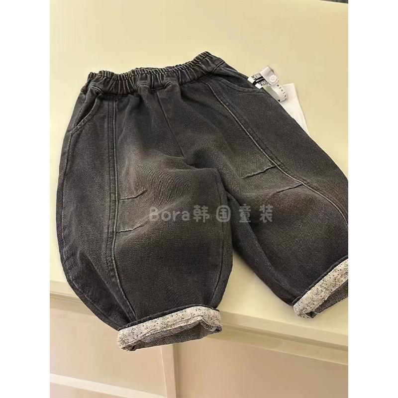 【A16】男童裤子秋装2儿童痞帅时尚牛仔裤宝宝潮流洋气网红长裤潮