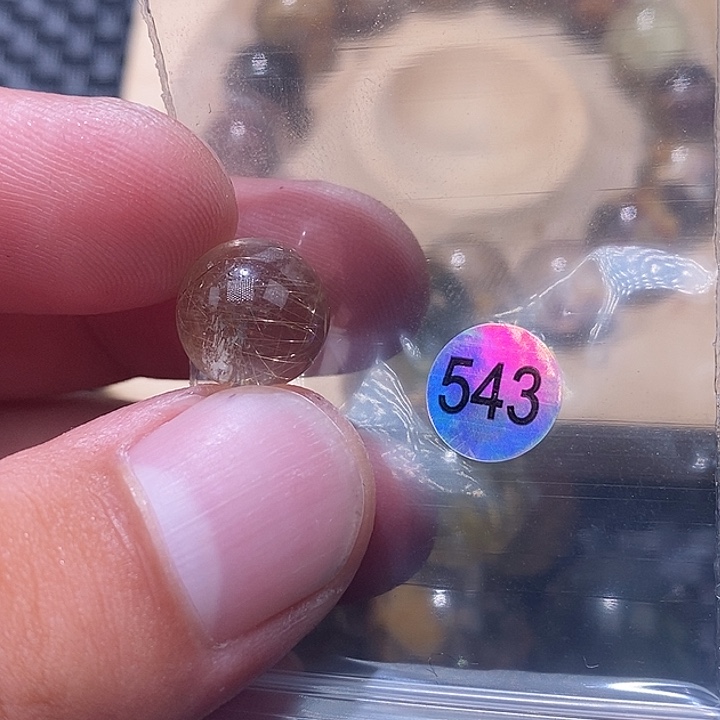 躺****手链发晶未镶嵌天然水晶手