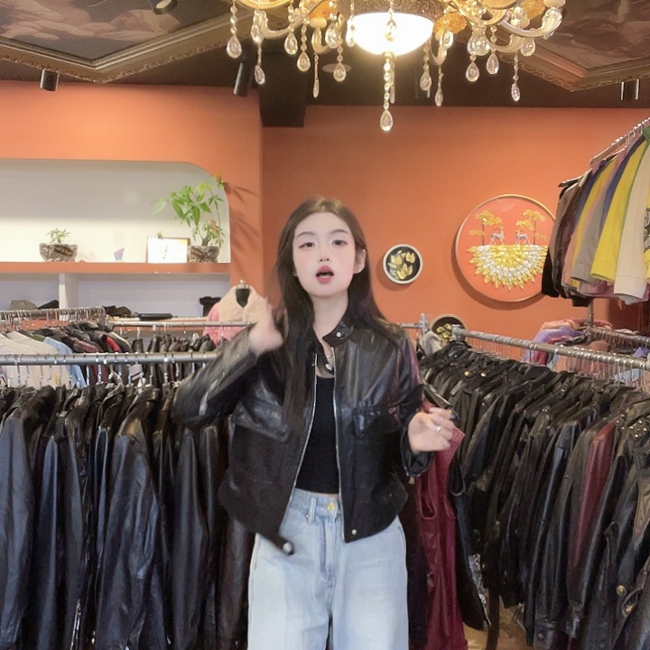 真皮牛皮外套25516