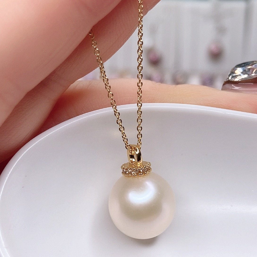 淡水珍珠合金吊坠(赠链)