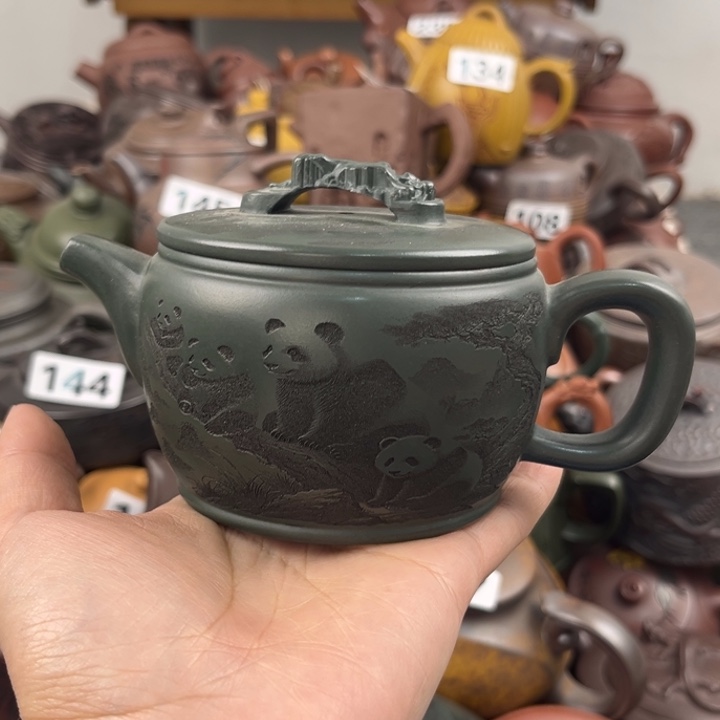 紫砂茶壶盖子微晃