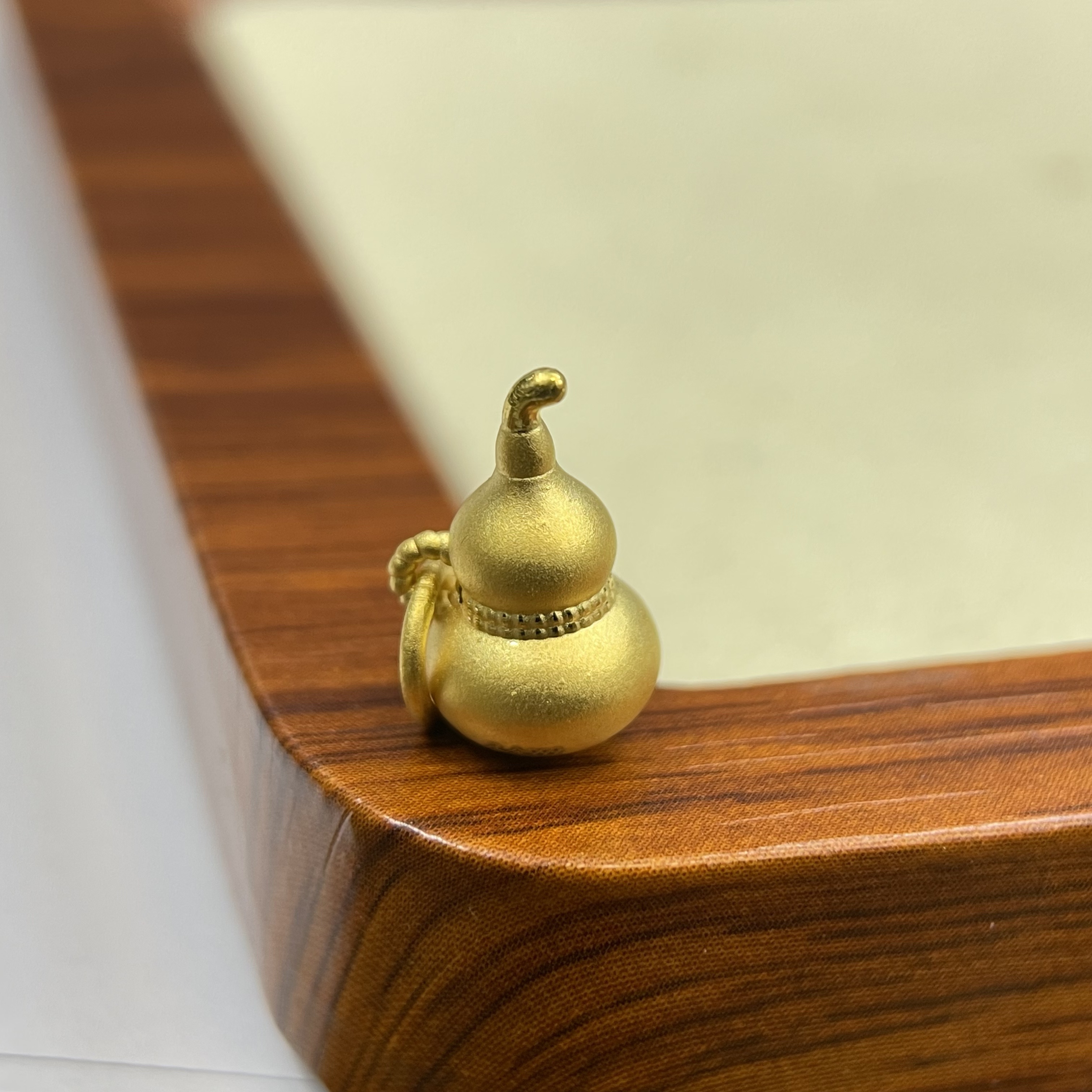 辉通黄金足金999古法传家福禄葫芦黄金配件DP2548-0860