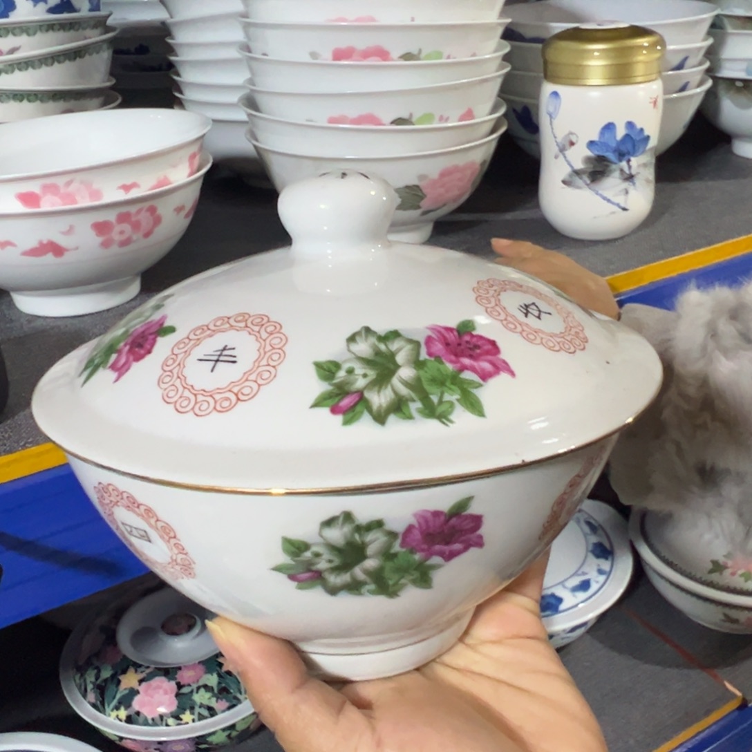 醴陵瓷直播供货基地15厘米微瑕老碗