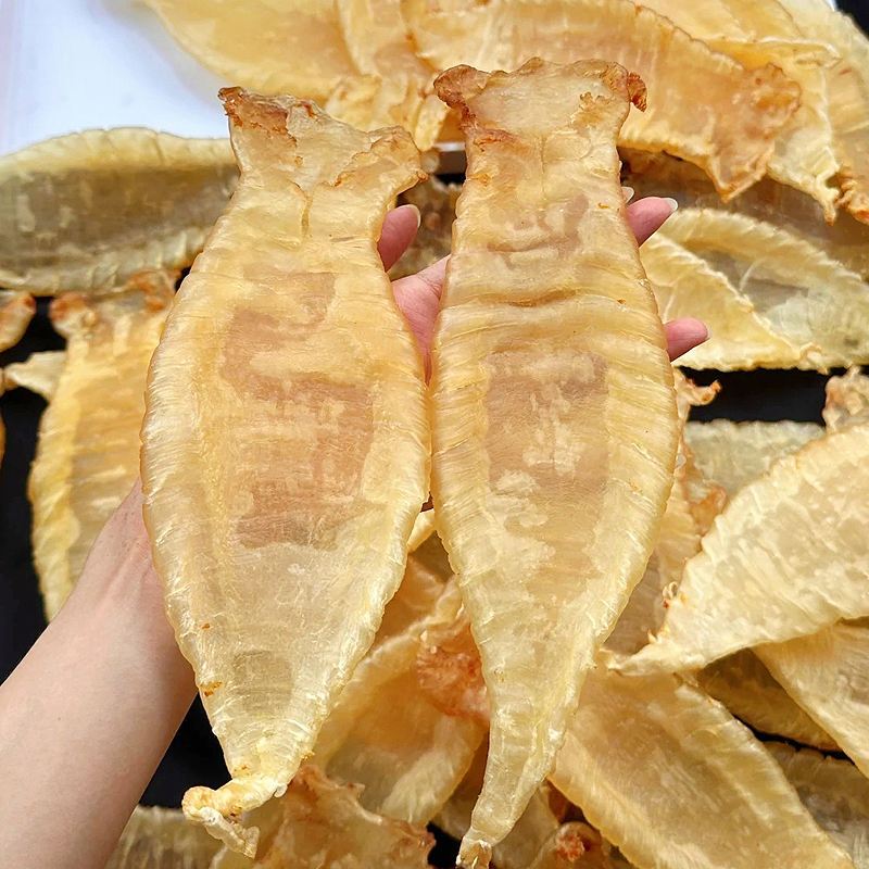 南澳苗姐鱼胶海产品-赤嘴鱼胶直播挑选