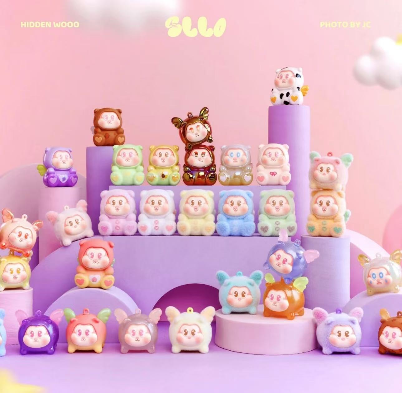 【拆盒拆袋】SLLO飞天小猪系列mini盲盒潮流玩具手办可爱动物手办