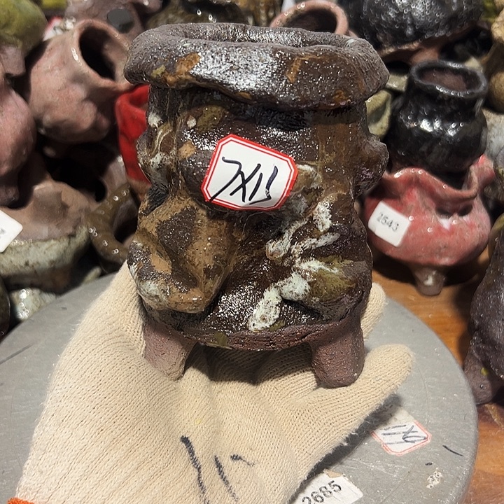 粗陶花盆制作就这样了，