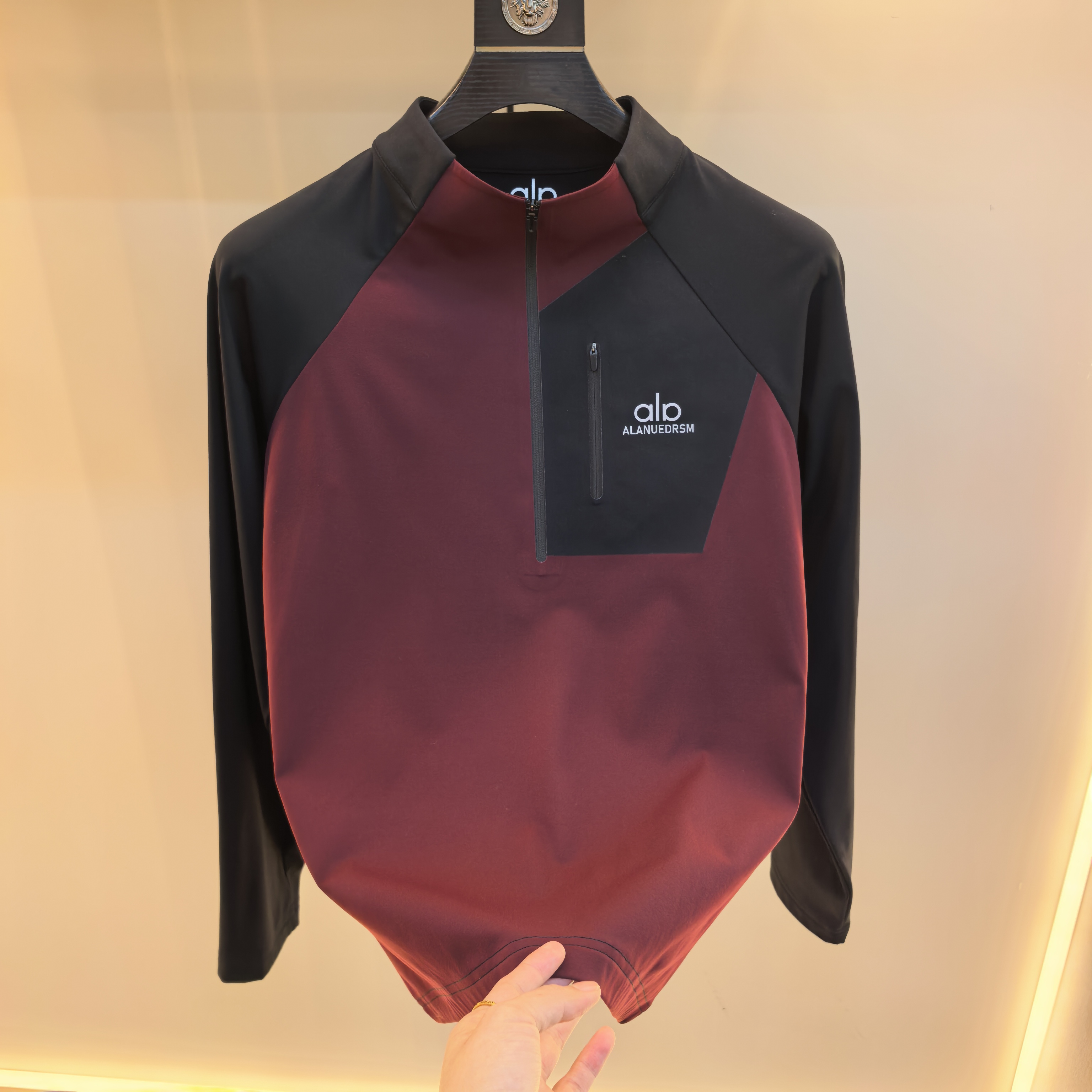 【LM三防速干拉丝绒】秋冬新款半拉链国潮户外长袖打底衫124款