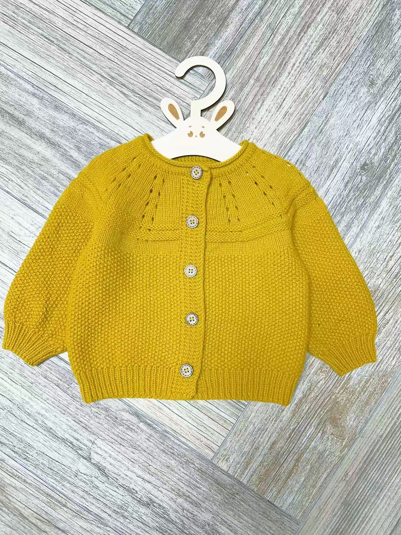 【材料包】  满天星宝宝开衫手工毛线编织  非成品