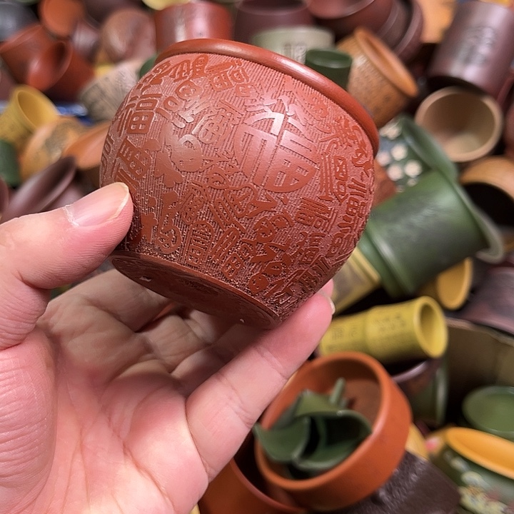 紫砂茶杯全手工紫砂主人杯