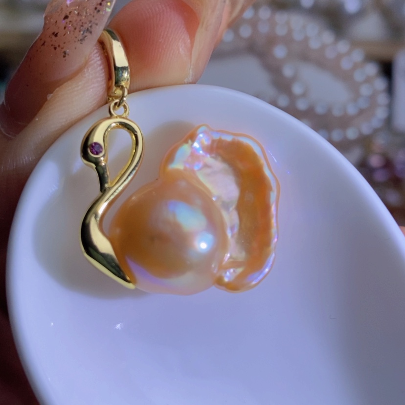 【闪购商品】淡水珍珠天然淡水珍珠合金