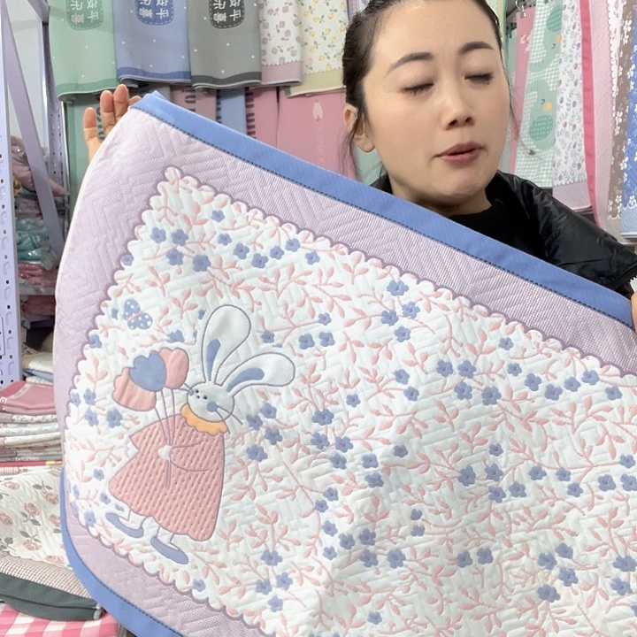 棉特价促销蓝色花园兔