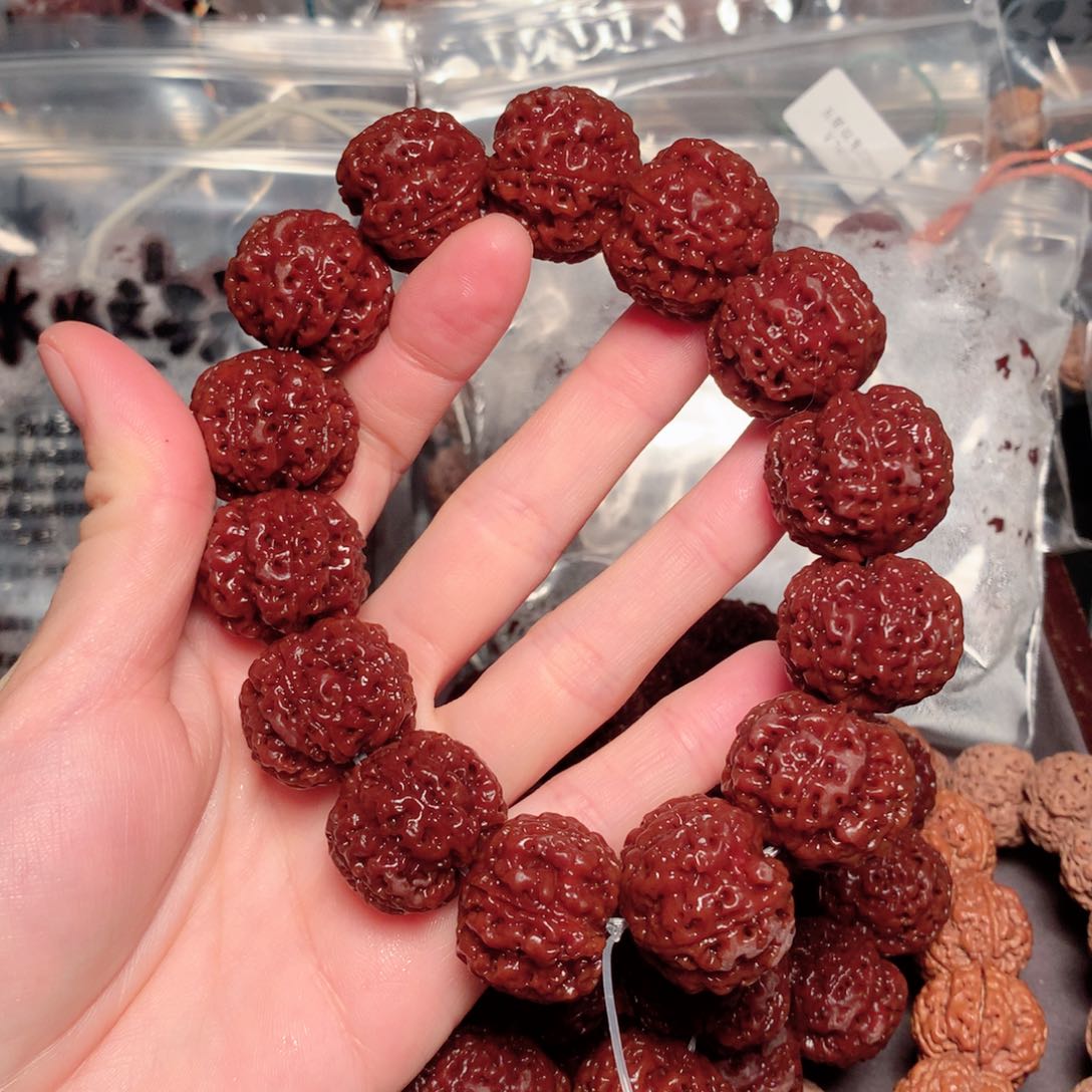 金刚菩提手串五星双龙23.5