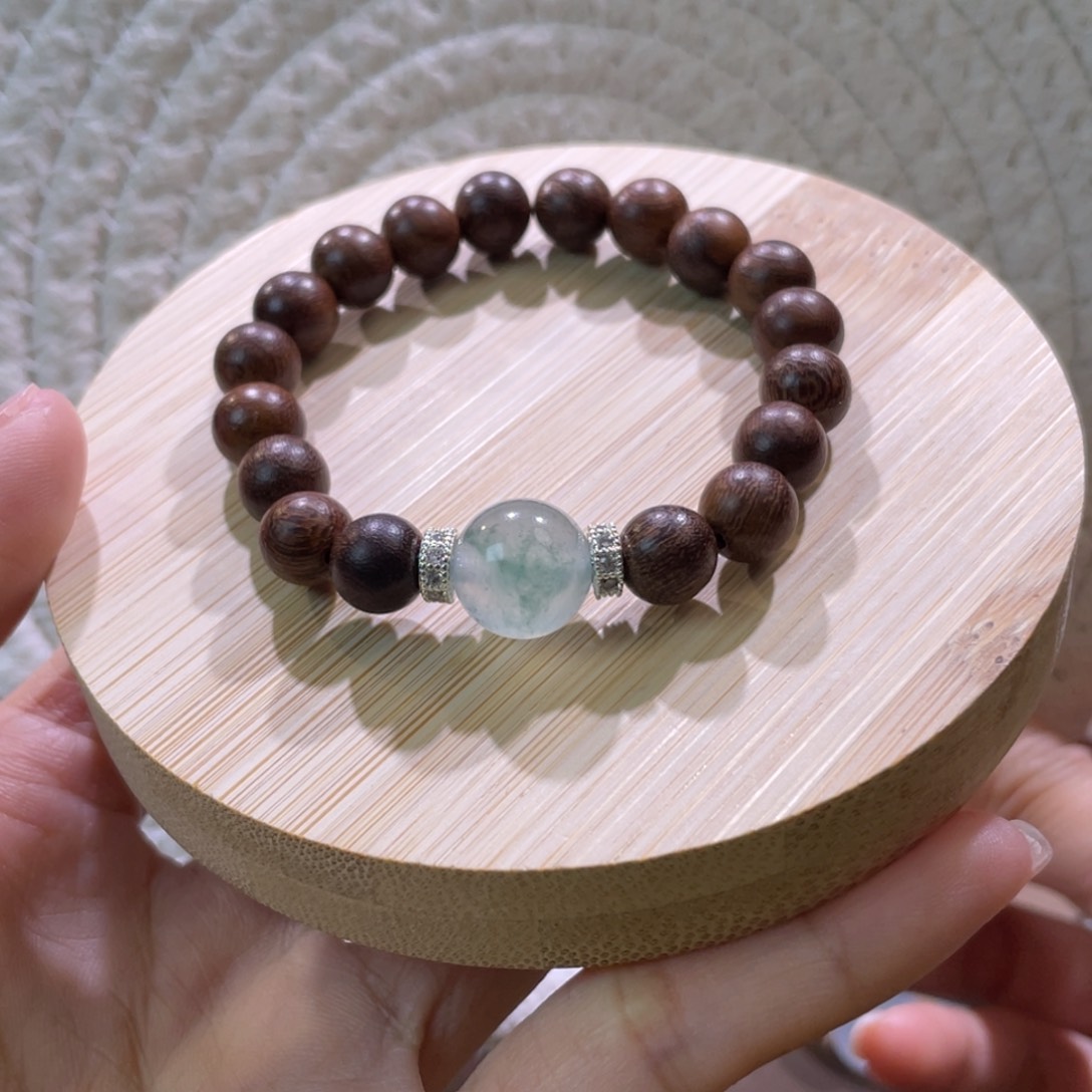 翡翠散珠天然缅a翡翠冰蓝飘花