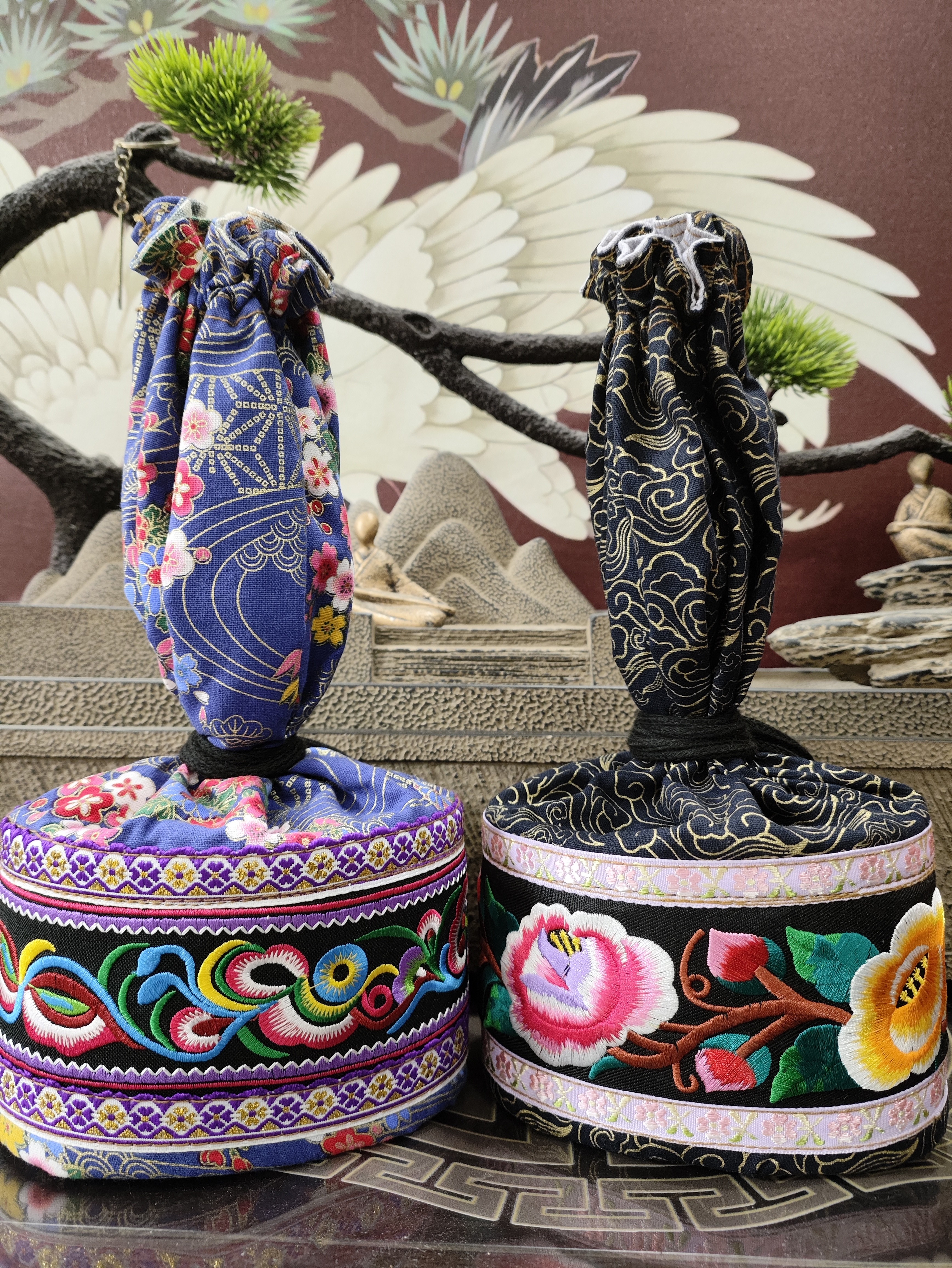 束口，双层鹌鹑袋子