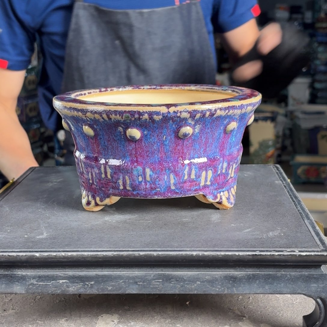 一风堂石湾花盆 内15*7.5