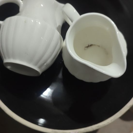 瓷发两个公道杯，国营四厂库存，
