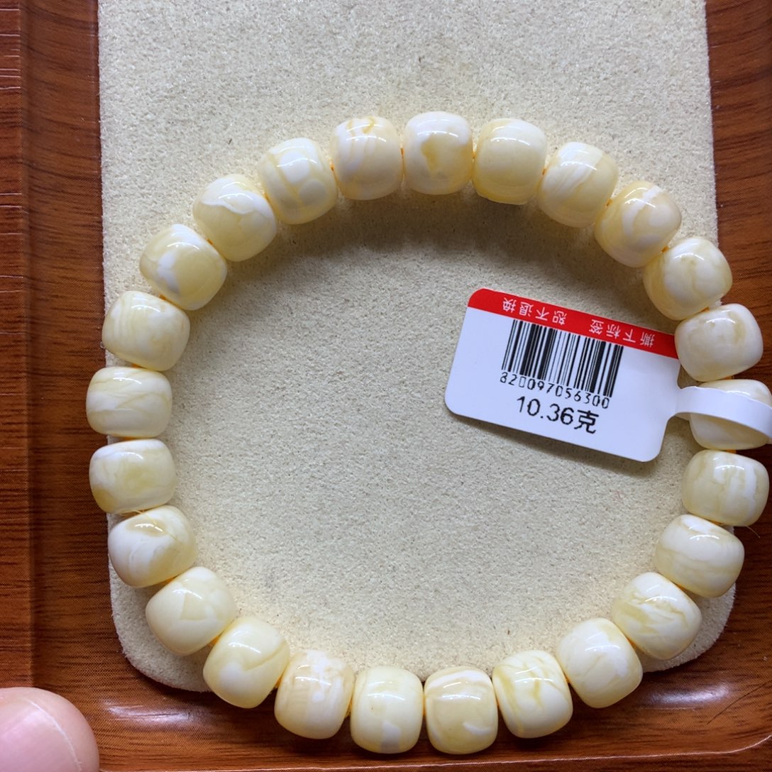 小***子蜜蜡未镶嵌手链蜜蜡