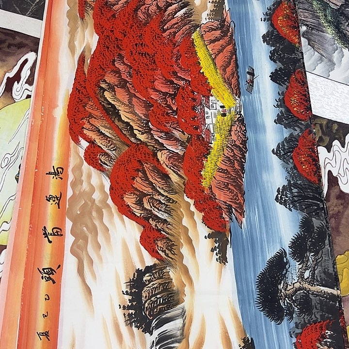 横款手绘作品开播放漏了，放漏了