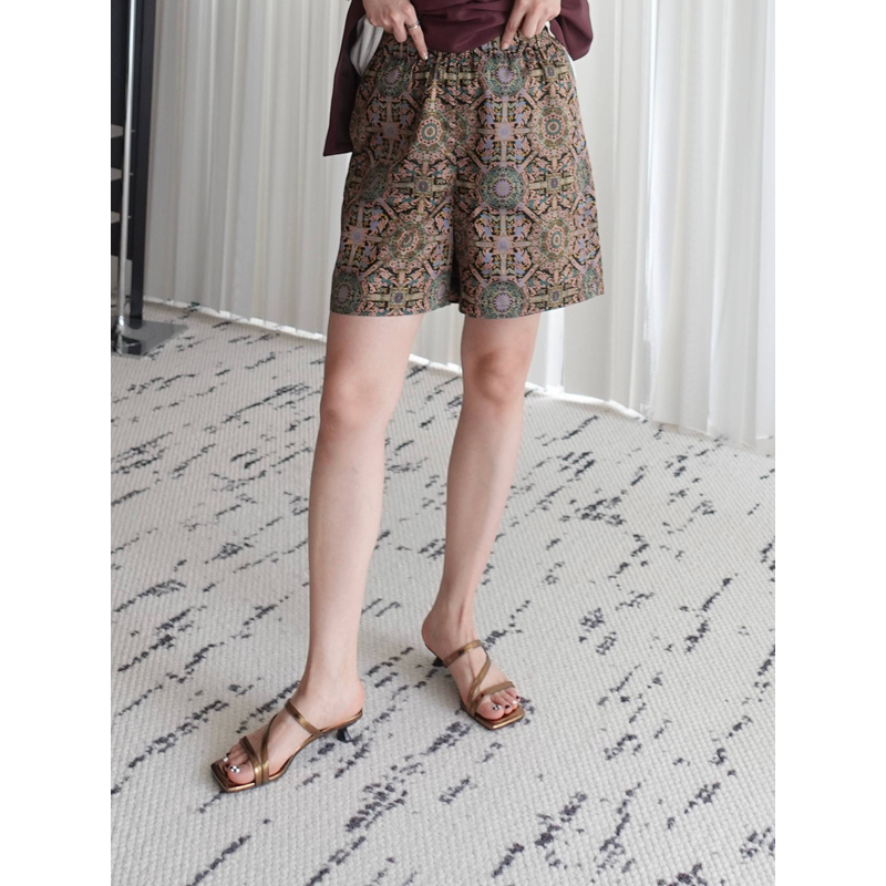 【暑你最裤】LIY八达晕宋锦短裤