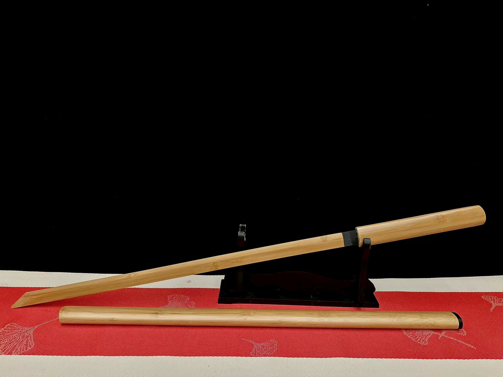 【墨隐星落】竹刀 竹质唐横刀 训练 武术道具 未开刃