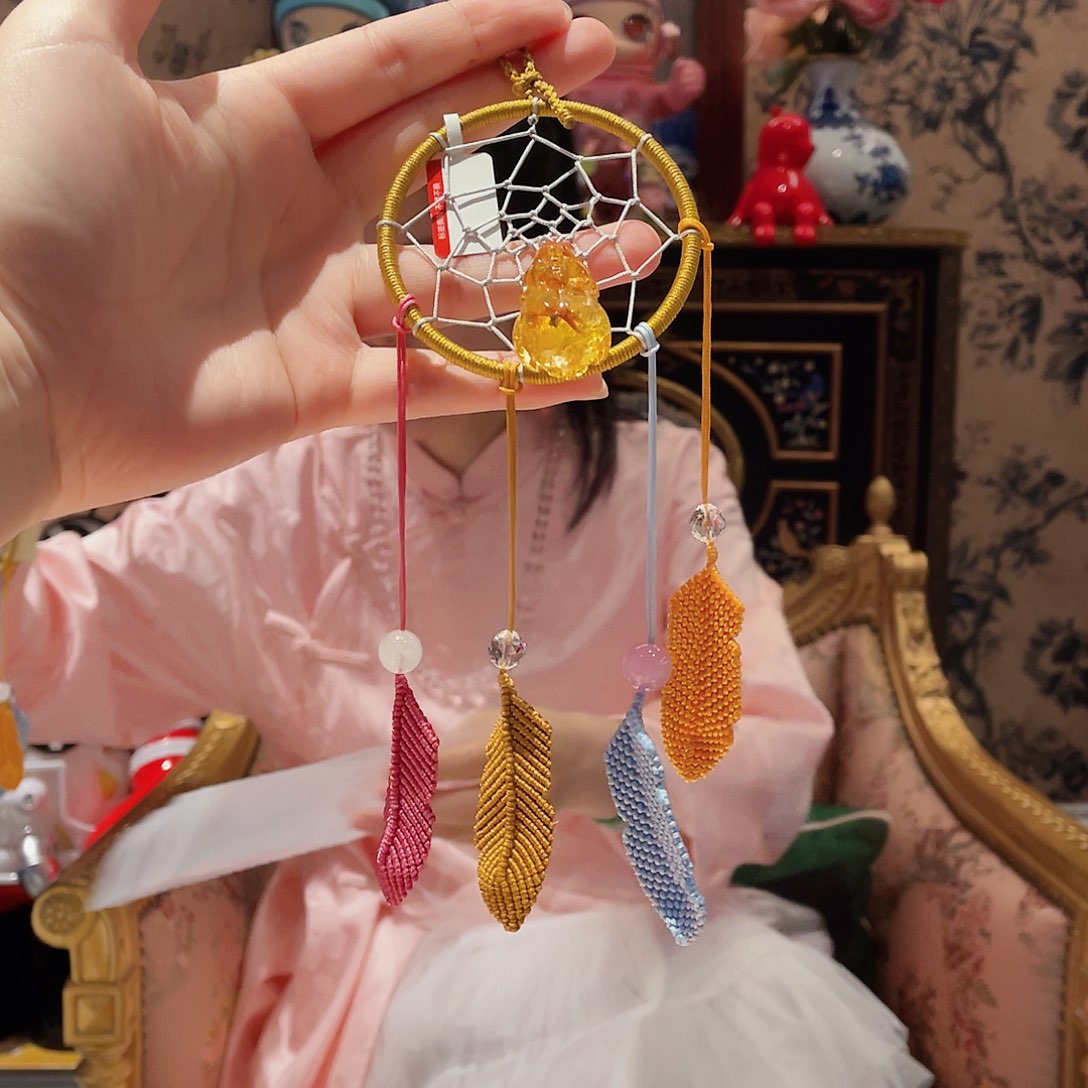 琥珀颈饰未镶嵌挂件