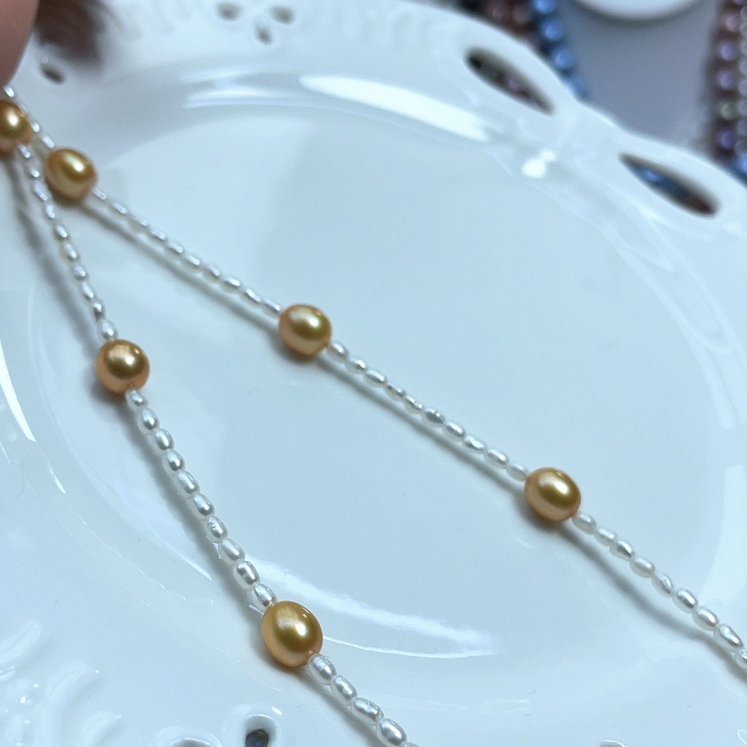 淡水珍珠珍珠银S925镶嵌