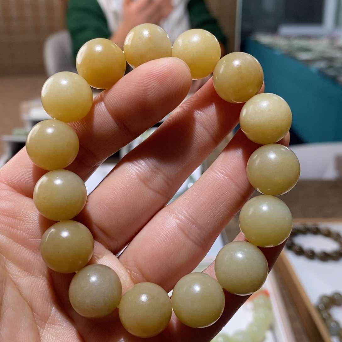 和田玉未镶嵌手链214