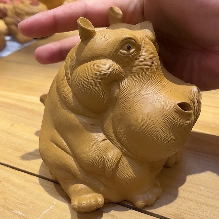 紫砂茶宠杜*紫砂河马