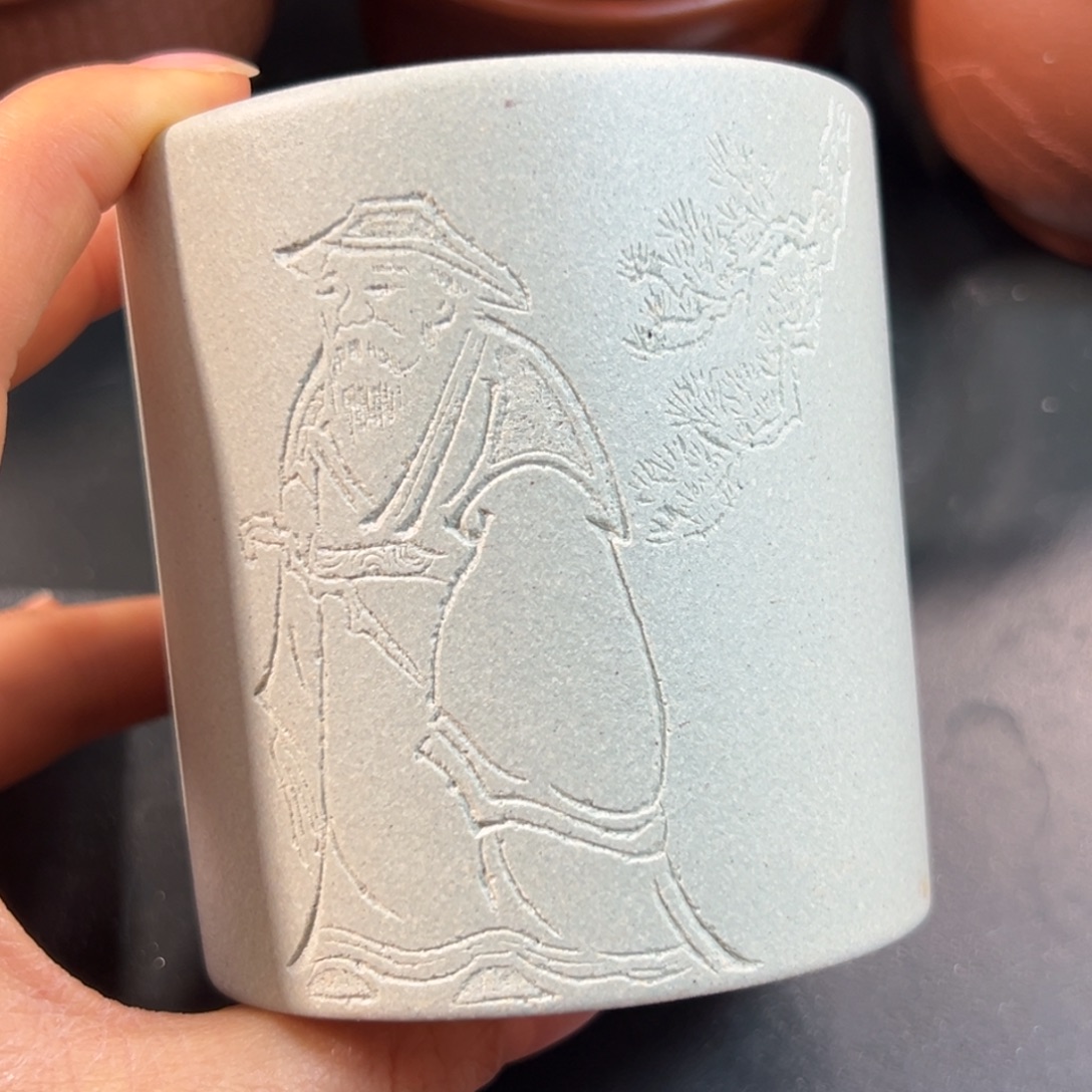 紫砂茶杯微瑕不退不换