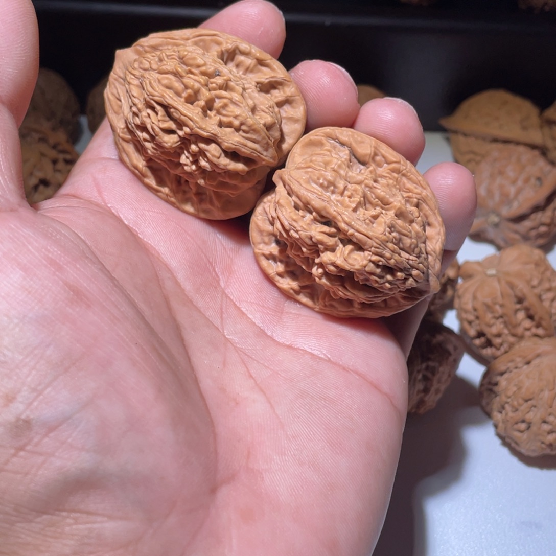 吊坠文玩核桃40虎头 色差