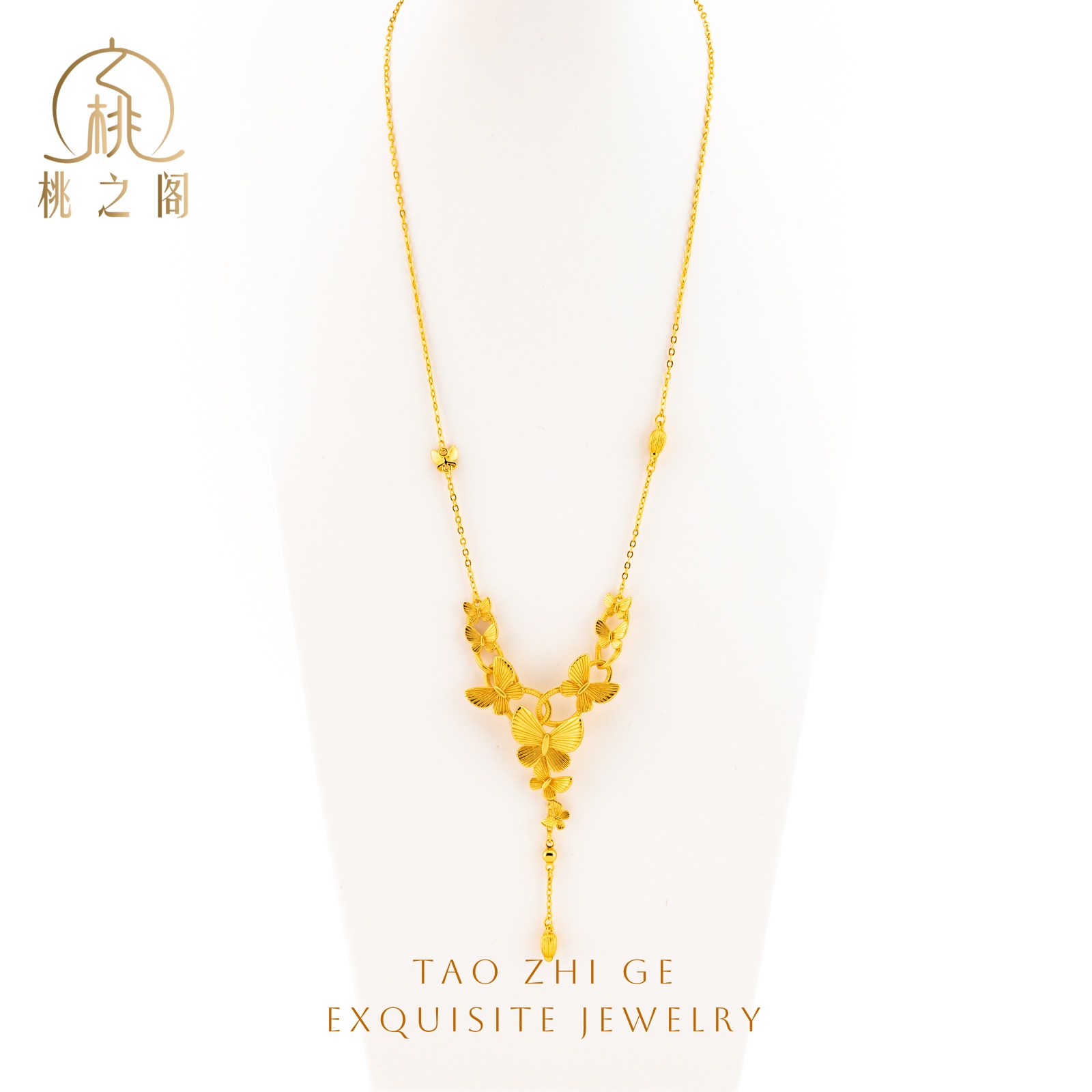 铜合金项链 蝶舞翩翩项链AG1188