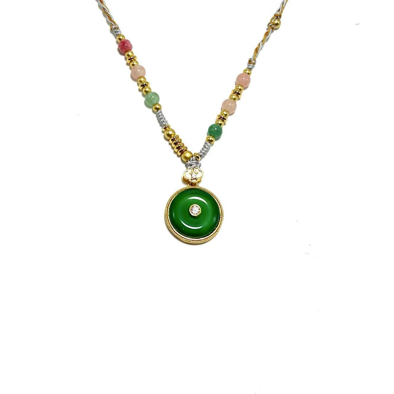 铜合金项链 【林寒涧肃】Violeia 百搭高级设计项链~L003